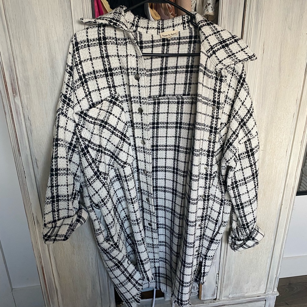 Plaid shacket